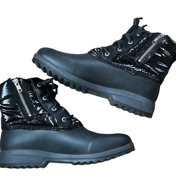 Sperry Women's Maritime Repel‎ Black Nylon Boots STS86687 Thinsulate Sz 9 - Picture 2 of 7